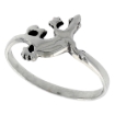 Picture of Sterling Silver Gecko Ring for Women 5/8 inch wide sizes 6 - 10