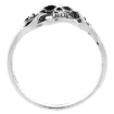 Picture of Sterling Silver Skull Ring for Women Dainty.5 inch wide sizes 6 - 10