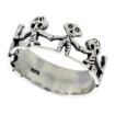 Picture of Sterling Silver Halloween Ring for Women 3/8 inch wide sizes 6 - 10