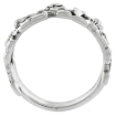 Picture of Sterling Silver Alice in Wonderland Ring for Women 3/8 inch wide sizes 6 - 10