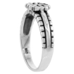 Picture of Sterling Silver Cross Ring 5/16 inch wide sizes 6 - 10