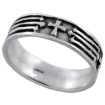 Picture of Sterling Silver Cross Ring 1/4 inch sizes 6 - 10
