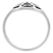 Picture of Sterling Silver Pentagram Ring for Women & Teens Flawless Polished Finish 5/8 inch wide sizes 6 - 10