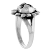 Picture of Sterling Silver Sun Poison Ring for Women 3/4 inch wide sizes 6 - 10