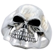 Picture of Sterling Silver Skull Ring 1 1/16 inch wide