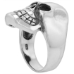 Picture of Sterling Silver Skull Ring 1 1/16 inch wide