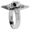 Picture of Sterling Silver 2 Skull Ring 1 1/4 inch wide sizes 6 to 15