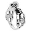 Picture of Sterling Silver 2 Skeleton Ring 1/2 inch wide sizes 6 to 15