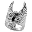 Picture of Sterling Silver Eagle Ring Large 1 1/4 inch wide