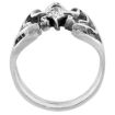 Picture of Sterling Silver Bat Ring 1 1/16 inch wide sizes 6 to 15