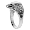 Picture of Sterling Silver Eagle Head Ring 3/4 inch wide sizes 6 to 15
