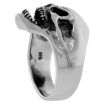 Picture of Sterling Silver Skull Ring 1 1/16 inch wide sizes 8 to 14