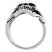 Picture of Sterling Silver Skull Ring 1 inch wide sizes 8 to 14