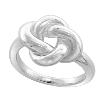 Picture of Sterling Silver Celtic Love Knot Ring for Women Solid Heavy.5 inch wide sizes 5 to 12