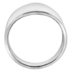 Picture of 24mm Long Sterling Silver Classic Cigar Band Ring for Women High Polished 1 inch sizes 5 to 12