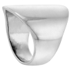 Picture of 24mm Long Sterling Silver Classic Cigar Band Ring for Women High Polished 1 inch sizes 5 to 12