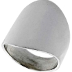 Picture of 24mm Long Sterling Silver Classic Cigar Band Ring for Women High Polished 1 inch sizes 5 to 12
