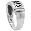 Picture of Sterling Silver Air Force Ring for Men and Women High Polished Solid 3/8 inch wide sizes 8 - 14