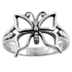 Picture of Sterling Silver Butterfly Ring 5/8 inch wide sizes 6 - 10.5