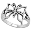 Picture of Sterling Silver Butterfly Ring 5/8 inch wide sizes 6 - 10.5