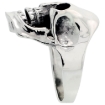 Picture of Sterling Silver Skull Ring for Men 1 1/8 inch long sizes 8 - 14