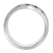 Picture of Small Sterling Silver 6mm Skull Wedding Band Thumb Ring for Women Oxidized Finish 1/4 inch wide sizes 6-10