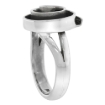Picture of sterling silver Celtic Spiral Ring for Women Heavy Handmade 11/16 inch