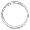 Picture of sterling silver Abstract Pattern Ring for Women Multicolor Enamel 1/4 inch sizes 6 - 13