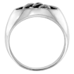 Picture of sterling silver Alien Ring for Men & Women 1/2 inch