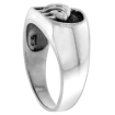 Picture of sterling silver Alien Ring for Men & Women 1/2 inch