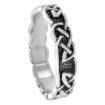 Picture of sterling silver Celtic Knot Ring for Women 3/16 inch sizes 5 1/2 - 13