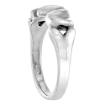 Picture of sterling silver I Love You Ring for Women 1/4 inch sizes 5 - 13
