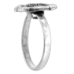 Picture of sterling silver Movable Flower Ring for Women 1/2 inch