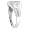 Picture of sterling silver Peace Sign Ring for Women 1/2 inch