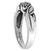 Picture of sterling silver Swirl Ring for Women 1/4 inch