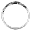 Picture of sterling silver Rope Ring for Women 1/8 inch