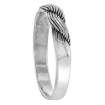 Picture of sterling silver Rope Ring for Women 1/8 inch