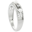 Picture of Sterling Silver 3 Pearl Ring for Women Cubic Zirconia Accent 3/16 inch sizes 6 to 9