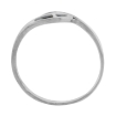 Picture of Dainty 1/4 inch Sterling Silver 4-Stone Inlay Bypass Abalone Shell Ring for Women & Teens sizes 3.5-10.5