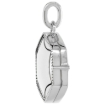 Picture of Very Small 5/8 inch Sterling silver Beaded Border Hexagon Locket Necklace for Women Flawless Polished Finish Available with or without Chain