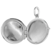 Picture of Small 3/4 inch Sterling silver Heart Pattern Round Locket Necklace for Women Flawless Polished Finish Available with or without Chain