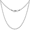 Picture of Sterling Silver Oval Pallini Bead Ball Chain Necklaces & Bracelets 2.5mm Nickel Free Italy 7-30 inch