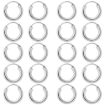 Picture of 2mm Thick Sterling Silver Small 10mm Endless Hoop Earrings for Cartilage Nose and Lips 3/8 inch