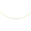 Picture of 10K Yellow Gold 2.3 - 12.25mm Cuban Curb Chain Necklace Concaved Nickel Free, 16 - 30 inch