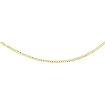 Picture of 10K Yellow Gold 2.3 - 12.25mm Cuban Curb Chain Necklace Concaved Nickel Free, 16 - 30 inch