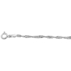 Picture of 1.7 - 3.3mm Sterling Silver Singapore Chain Necklace Nickel Free Italy sizes 7 - 30 inch