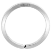 Picture of Sterling Silver Split Ring Key Ring with Tags for Engraving and Personalizing 33mm (1 1/4 inch)