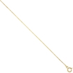 Picture of 10K Solid Yellow Gold BOX Chain Necklaces 0.55 - 0.66 mm Nickel Free, 16 - 24 inches long