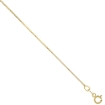 Picture of 10K Solid Yellow Gold BOX Chain Necklaces 0.55 - 0.66 mm Nickel Free, 16 - 24 inches long