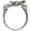 Picture of 10K Gold Twin Hearts Diamond Ring, sizes 5 - 10